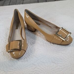 Louise et Cie‎ ‘Brianna’  Nude Buckle Toe Pumps Size 7